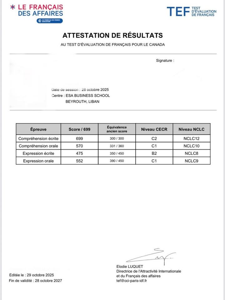 TEF Preparation Course In Bahrain Online